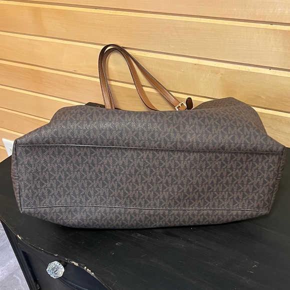 Michael Kors Signature Brown Tote - Picture 4 of 12